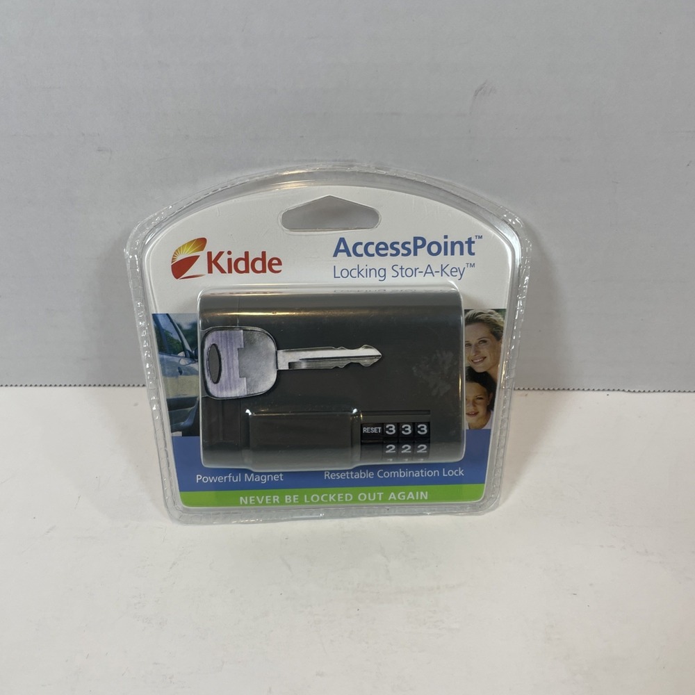 Kidde Key Case Unisex OS Gray AccessPoint Locking Stor-A-Key Magnetic 001844